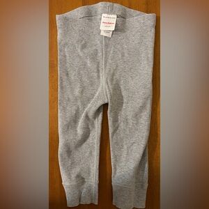 Toddler 18-24 month Hanna Andersson gray ribbed leggings. Great condition